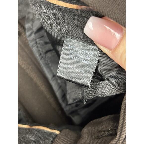 Express Editor Womens Dress Pants Sz 8R Brown Career Wear Office Work Careerwear - Picture 9 of 9